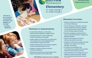 Wenonah Creates Bluffivew Montessori